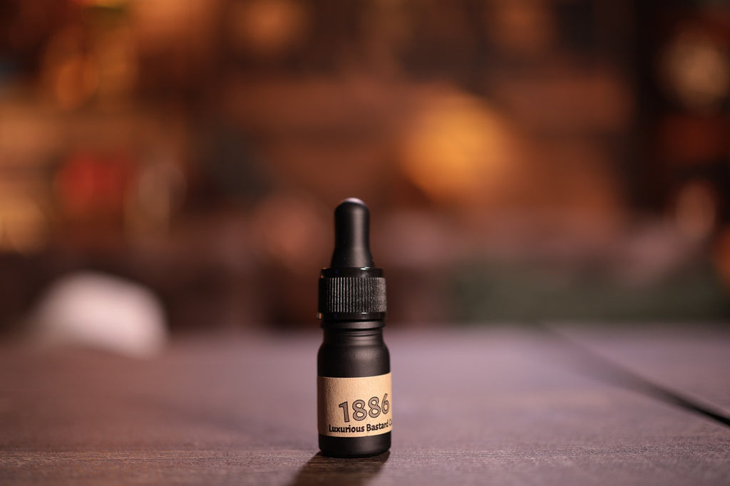 small sample bottle 1886 beard oil