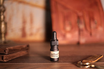 small bottle bilberry beard oil sample