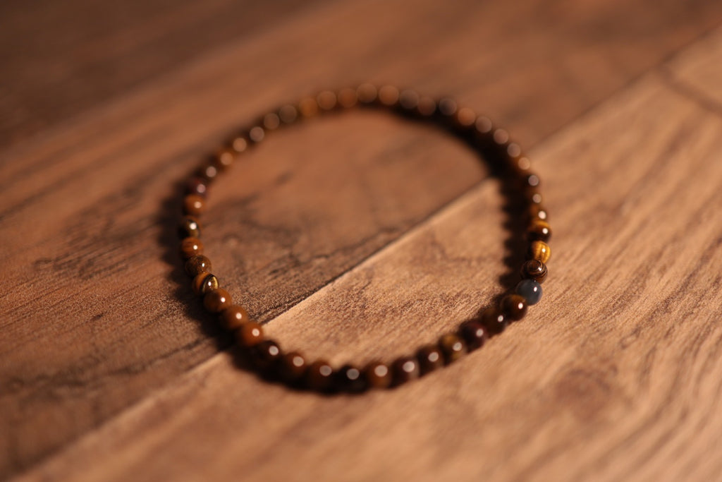 luxurious men's bracelets small tigers eye