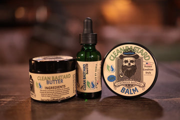 beard oil balm butter the clean bastard beard produts