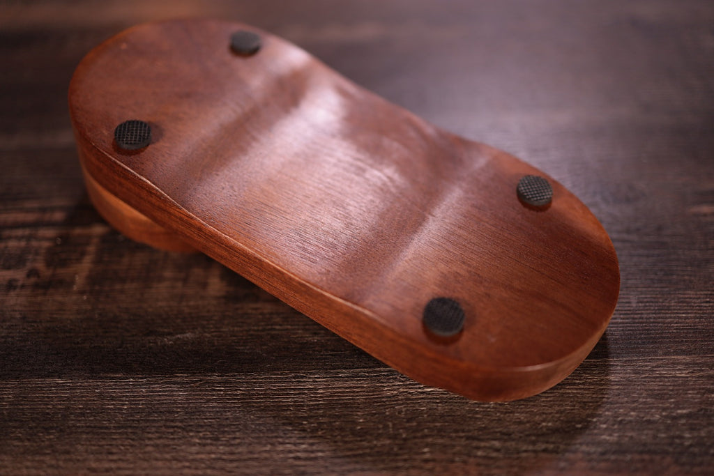 wood cigar pipe & drink ashtray