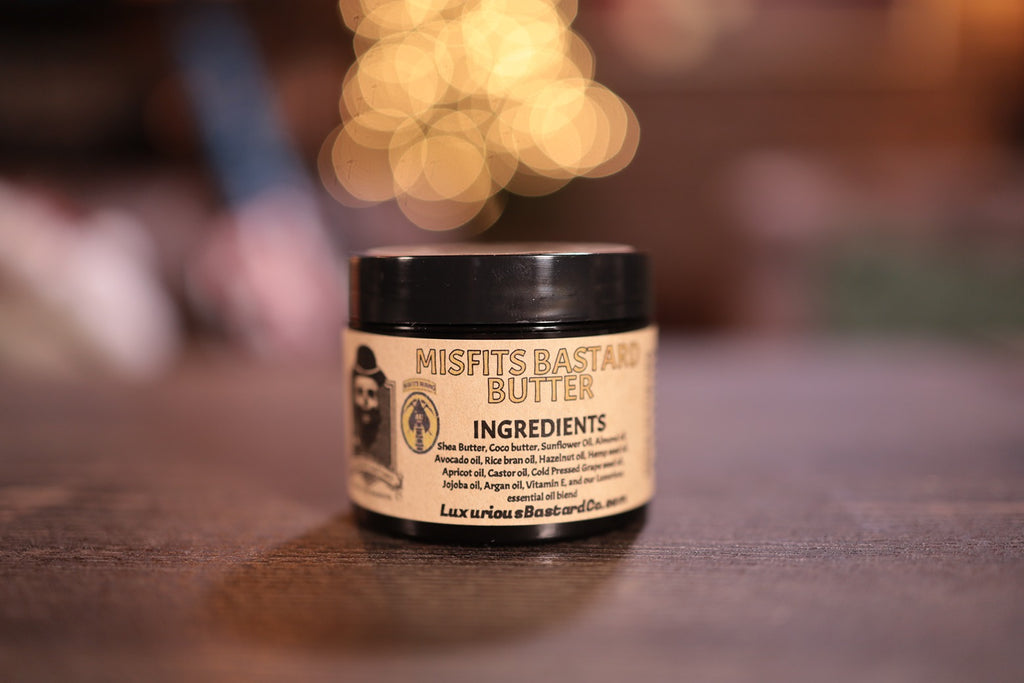 2oz black container misfits beard butter