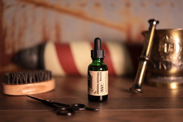 1oz green bottle Original beard oil with dropper top