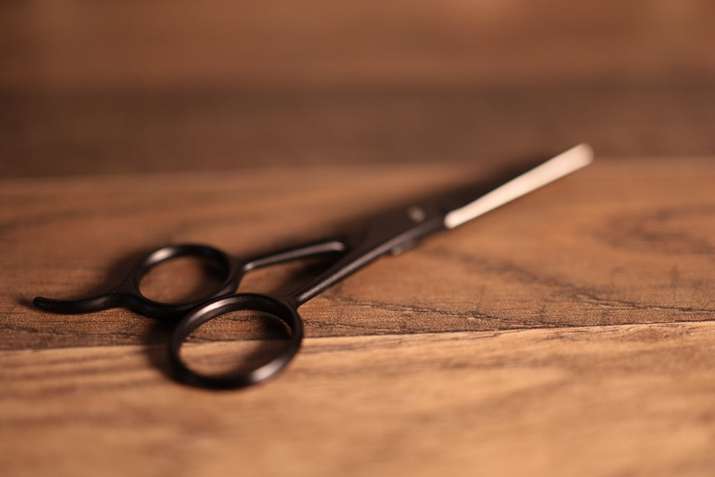 Black Carbon Stainless Steel Beard & Moustache Scissor's