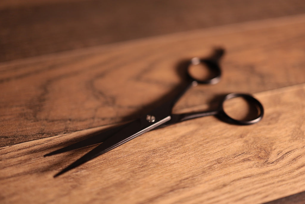 Black Carbon Stainless Steel Beard & Moustache Scissor's